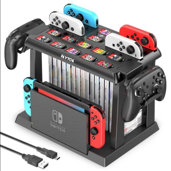 Base Organizadora Nintendo Switch KYTO Negro