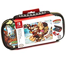 Estuche Deluxe Travel- Donkey Kong Nintendo Switch Negro Estampado