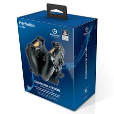 PS4 Base de Carga para 2 controles Negro