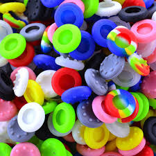 Analogos  de silicone para PS4 / PS3 / One / 2 unidades Colores varios