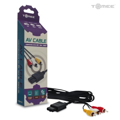 Cable Audio y video Compatible GC /N64/SNES NEGRO