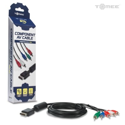 Cable Componente Audio y Video PS2 /PS3 NEGRO