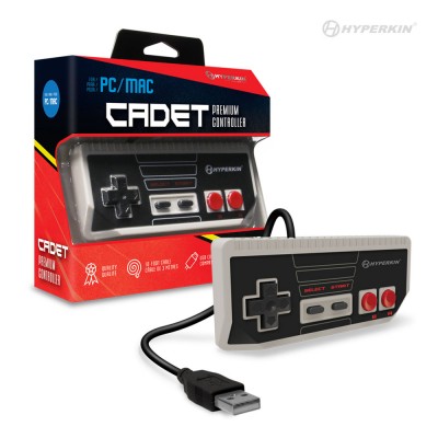 Control USB NES para PC/MAC CADET Premium Gris - Negro