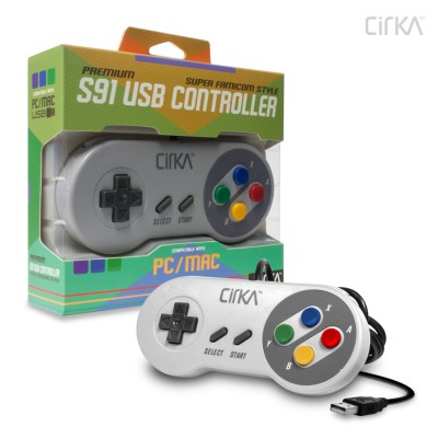 Control USB SNES Pc / Mac S91 Gris