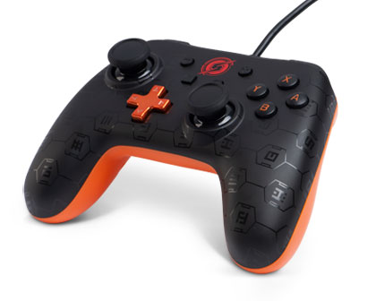 Control alambrico de Ninendo Switch Metroid ( Samus ) Negro