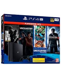 PS4 Consola Pro 1 TB Play station Hits 6 juegos