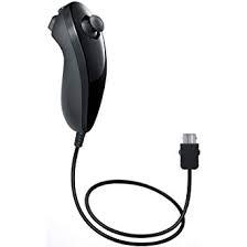 Control Nunchuk  Compatible  para wii y wiiu NEGRO