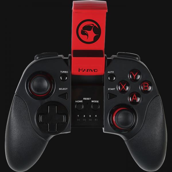 Control Wireless GT-62 Marvo  Scorpion Negro - Rojo
