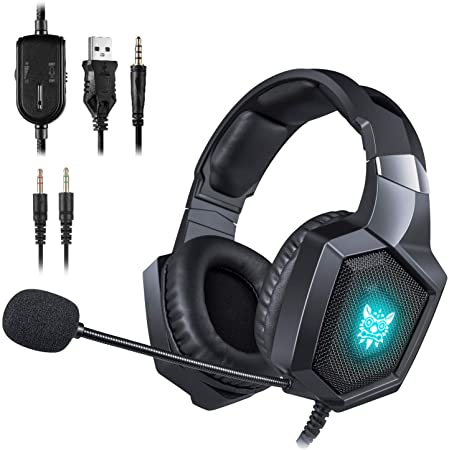 HEADSET Gaming Onikuma K8 Negro Negro