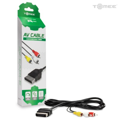 Cable Audio y video Xbox clasico Negro
