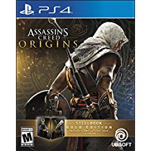 PS4 Assassins Creed Originis Steel Book JUEGO
