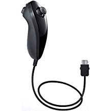 Nunchuk compatible con Wii/Wiiu Negro
