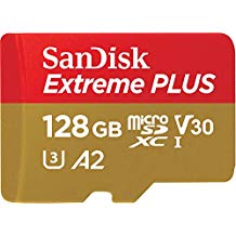 Micro DS  128 GB  SanDisk 4K Negro