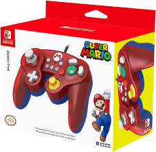 Control Nintendo Switch Battle Pad (Mario) GameCube Style Controller - Nintendo Switch de Hori