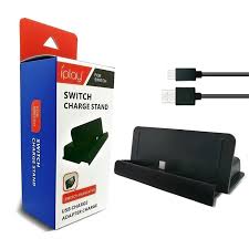 Estaci&oacute;n de carga  Nintendo Switch generica Negro