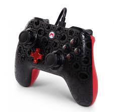 Control alambrico de Ninendo Switch Super Mario Negro