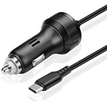 A/C Cargador de Carro para Nintendo Switch Negro