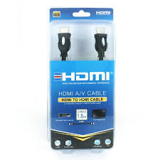 Cable HDMI para PS3 / PS4 / ONE GENERICO 1.8 MTS negro