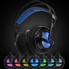 Headset Sades Locust Plus Negro