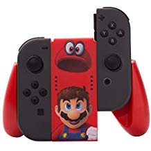 Joy-con comfort grip para switch Mario Oddissey Rojo