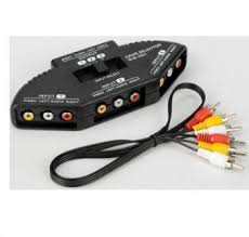 Cable para conectar dispositivos 3 RCA de salida a su TV Negro