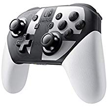 Control PRO Nintendo Switch Super Smash Bros Ultimate Edition Negro blanco