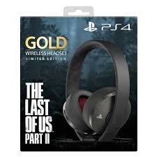 HEADSET WIRELESS GOLD limeted edition The last of us II Gris ocuro
