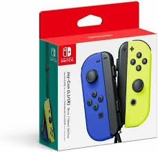 NS Control Joy-Con  (L -R ) Blue /Yellow Neon