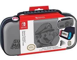 Estuche Deluxe Travel Case Super Mario Gris - Nintendo Switch