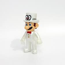 Figura Mario Odyssey Traje Blanco