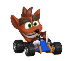 Pop Funko Figuras CTR Nitro Fueled Crash