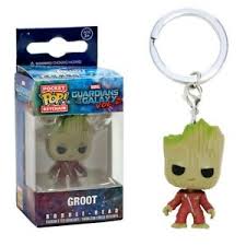 Llavero POP Guardiabs of Galaxy Vol.2 Groot Bobble head