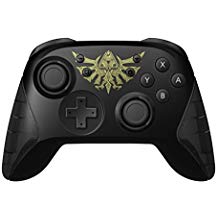 Control Inalambrico Hori Recargable Zelda para Switch Negro