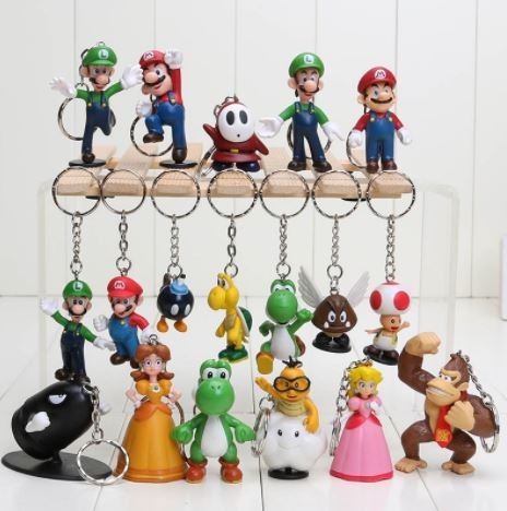 Llaveros Personajes Mario Bros