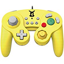 Control Game Cube Alambrico Switch Pokemon Amarillo