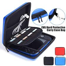 Estuche para 2DS negro-rojo-azul negro-rojo-azul