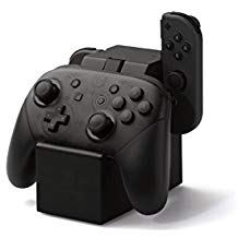 NSW Power A Joy con y PRO Controller Charging Dock Negro