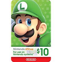 Nintendo Eshop Tarjeta de Regalo $10