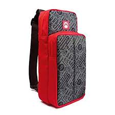 Bolso Go Pack para Switch Mario Gris-rojo