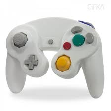 Control Game Cube /wii Alambrico Usado Negro-Verde