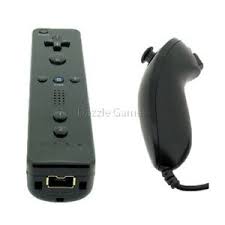Control Wii Remoto + Nunchuk Usado Negro