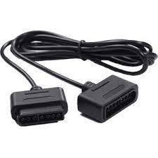 Cable de extension para Super Nintendo Usado Negro