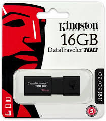 Llave Maya Kingston 16 GB Negro