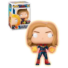 POP Capitana Marvel 432 Brilla en Oscuridad