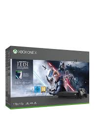 Consola Xbox One X 1 TB + Star wars  JEDI Negro