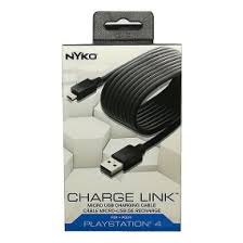 Cable de Carga para PS4 Nyko Negro