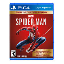 PS4 Marvel Spiderman game the year edition Juego