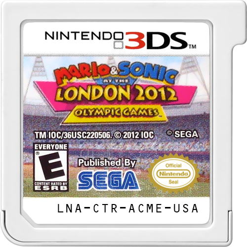 3DS Mario & Sonic at the London 2012 Olympic Games (** USADO )***