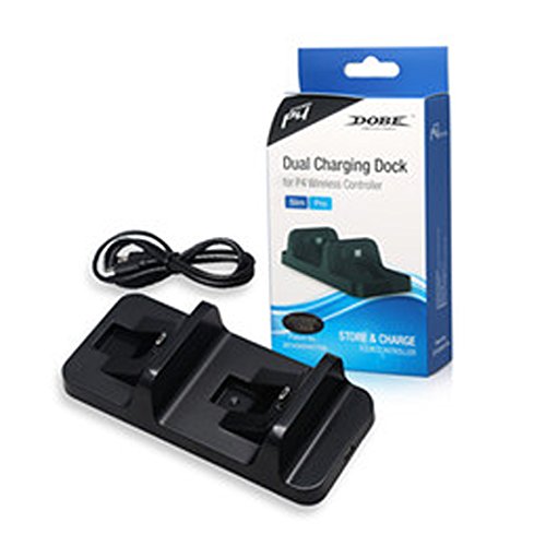 Base de Carga doble PS4 Negro