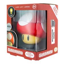 Lampara Hongito Light paladone peque&ntilde;a sonido mushroom rojo - blanco